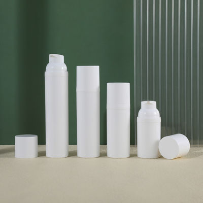 Customized Colors Skincare Airless Lotion Pump Bottle 1oz 2oz 3oz 4oz 5oz 8oz Matte White Airless Frosted for Serum Cream